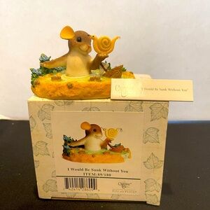 Charming Tails I Would Be Sunk Without You Figurine Fitz & Floyd